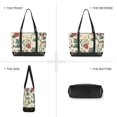 thumbnail image 6 of FORMRS Canvas Laptop Tote Bag for Women with 15.6" Computer Compartments Shoulder Handbag, Small Strawberry Pattern, 6 of 7