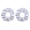 White, variant on Hidden Zipper Pocket Scrunchie, White, 2-Pack