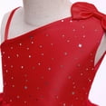thumbnail image 4 of Flower Girls Tulle One Shoulder Dress Star Wedding Pageant Dress Tutu Dress, 4 of 7