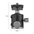 thumbnail image 2 of Ball head,Head With 1/4 Camera Rotatable Dual Use 1/4 Screw Cold 2-in-1 Rotatable Dual With 1/4 Screw Cold Mount Ball Head Dual Use Ball Bortt Ainn Dsfen, 2 of 6