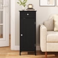 thumbnail image 6 of Costway Bathroom Storage Floor Cabinet Organizer Free-Standing w/ Drawer Black, 6 of 11