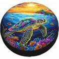 thumbnail image 3 of Baby Turtle Sea Spare Tire Cover Wheel Protectors for Rv Camper Travel Trailer SUV Truck, 3 of 10