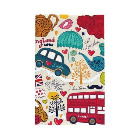 

Matuu London Symbols for Waffle Kitchen Towel Dish Towels Hand Towels for Kitchen 16 X 26 Inches