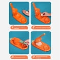 thumbnail image 2 of 2 In 1 Dumpling Maker ,Kitchen Dumpling Making Tool,Manual Dumpling Maker Mould, Baking Pastry Manual Artifact For Pressing Dumpling Skin Wrapper Mould Dough Press Maker (Orange), 2 of 5