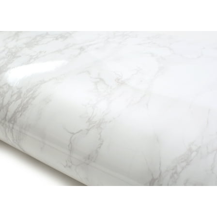 ROSEROSA Peel and Stick PVC Faux Marble Self-Adhesive Wallpaper Covering Counter Top Shelf Liner 2.00 Feet(W) X 6.56 Feet(L)