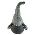 thumbnail image 4 of Northlight 20" Gray Sitting Tabletop Christmas Gnome with Faux Fur Hat, 4 of 5