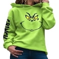 thumbnail image 2 of Sudadera con Capucha del Grinch, Mujer para Adultos, How The Grinch Stole Christmas, 2 of 5