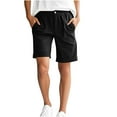 thumbnail image 2 of POROPL Womens Shorts Summer High Waist Elastic Waist Shorts with Pockets, 2 of 6