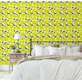 thumbnail image 5 of S4Sassy Peel & Stick Vinyl Wallpaper, Lemon Print Wallpaper Contact Paper Waterproof - Yellow, 25"X 120", Removable Walls Covering For Kids Room Wall Decor, Baby Room, Playroom, 5 of 8