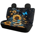thumbnail image 2 of Pzuqiu Car Seat Covers Full Set, Compatible with Van Seats Car Seats, Car Seat Covers Sets for Most Sedans Trucks Stretchy, Butterfly Sunflowers, 2 of 10