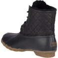 thumbnail image 3 of Sperry Bottes d'Hiver Saltwater Lux pour Femmes en Courtepointe Noire 6, 3 of 5