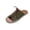 123#Green, variant on Sandals Summer Open Toe Lace Up Tie Slip On Mules Slides Fabric Upper Breathable Comfy Plus Size Daily Sandals