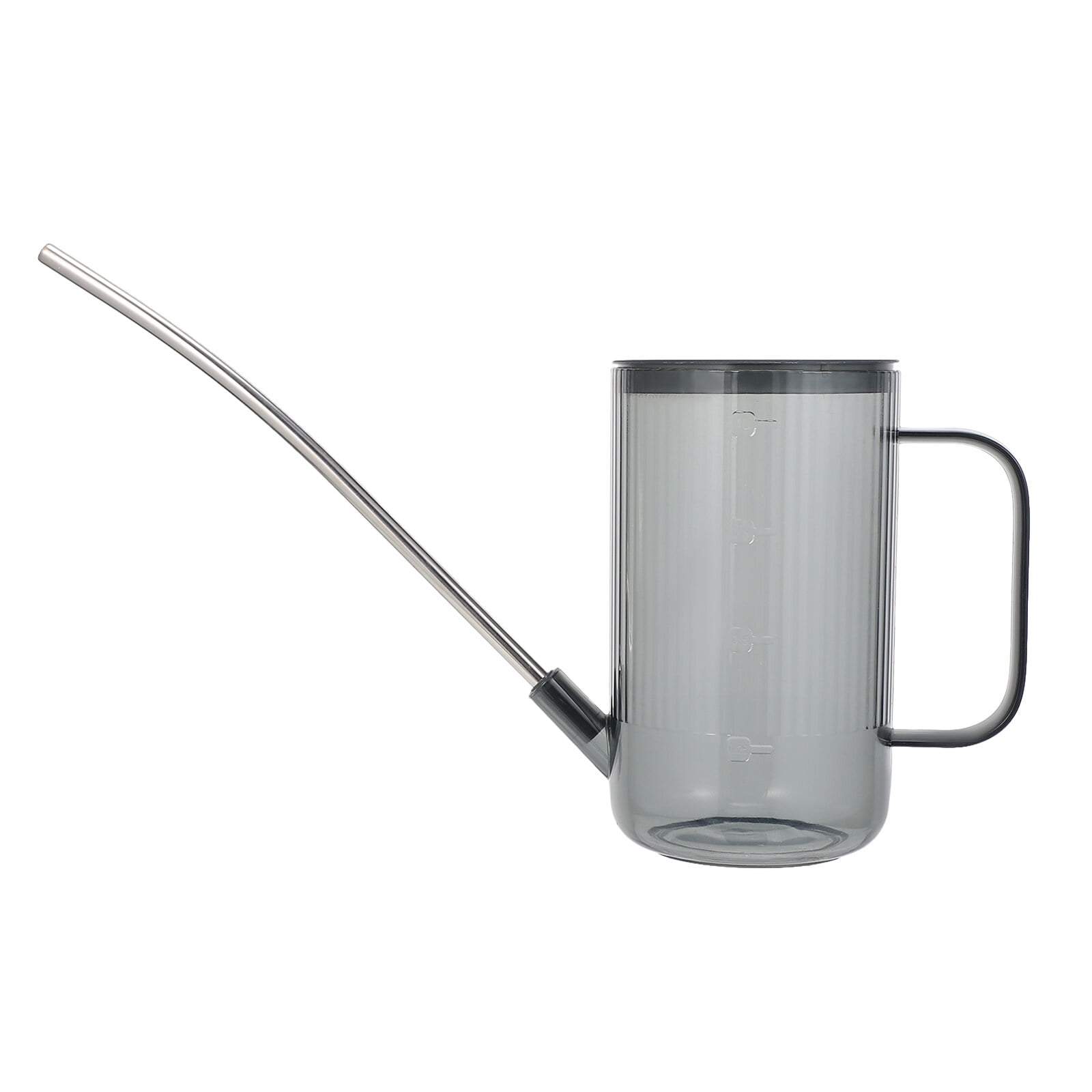 RENACLIPY Grey Plastic Watering Can with Spout for Indoor and Outdoor Garden Plants, 1 Piece Watering Kettle