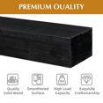 thumbnail image 6 of 48" Solid Fir Wood Fireplace Mantel - Floating Wall-Mounted Shelf with 50lb Capacity, Modern Farmhouse for Living Room & Kitchen, 6 of 11