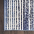 thumbnail image 4 of Nourison Grafix Eclectic Abstract Striped Indoor Rug Blue Grey 7'10" x 9'10", 4 of 8