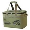 thumbnail image 4 of Bolsa de almacenamiento para acampar, bolsas de lona, ​​equipaje para exteriores, gran capacidad, resistente, bolsa de transporte para acampar, para Verde, 4 of 8