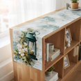 thumbnail image 6 of Table Runners 90 Inches Long Dress Scarves, Vintage Oil Light Farmhouse Coffee/Dining/Kitchen Table Runner for Living Room, Spring Flowers Leaves Candles Country 13x90 Inch, 6 of 9