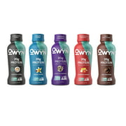 OWYN, Vegan Protein Shake, 5 Flavor Variety Pack ,12 Fl Oz, 100-Percent Plant-Based, (Pack of 5)