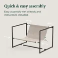 thumbnail image 4 of Omega Home - Oatmeal Sling Accent Chair, 4 of 6