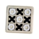 thumbnail image 4 of Juego de tres en raya XO, juguete de mesa, recuerdos de fiesta rústicos para niños y adultos, decoración de mesa blanco negro, 4 of 9
