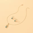 thumbnail image 4 of Conjunto de aretes de collar de diamantes de joyería de moda para damas Wmkox8yi sjalhkljlk1338, 4 of 6