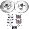 thumbnail image 3 of PowerStop Front Z26 Street Warrior Carbon-Fiber Ceramic Brake Pad and Drilled and Slotted Rotor Kit Fits: BMW Select Models K6653-26, 3 of 9