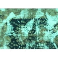 thumbnail image 1 of Ahgly Company Indoor Rectangle Abstract Turquoise Blue Modern Area Rugs, 3' x 5', 1 of 4