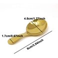 thumbnail image 2 of 4PCS Stainless Steel Short Handle Spoon for Salt Condiments Dessert Tea Coffee (gold), 2 of 7