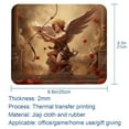 thumbnail image 5 of Cupid Printed Gaming Mousepad Desk Mat, Non-Slip Rubber Bottom Mouse Mat 8.3x9.8 Inch - Suitable for Office and Gaming, 5 of 6