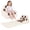 Brown, variant on Gymax 2-in-1 Convertible Kids Sofa to Lounger w/Removable Cover Bear's Paw Patterns Brown & Beige