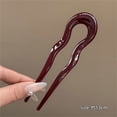 thumbnail image 6 of Acrylic U Shaped Hairpin For Women Elegant Bun Holder Secure Hair Stick For Formal Event And Daily Use, 6 of 19