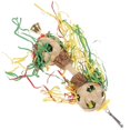 thumbnail image 3 of Delicate Multi Synthetic Hanging Parrot Toy for Decor with High Durability and Safety 6.5 x 4.3 Inches, 3 of 5