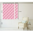 thumbnail image 5 of Ambesonne Floral Peel & Stick Wallpaper for Home, Monochrome Banana Flower, 13"x72", Hot Pink Pale Rose Blush, 5 of 5