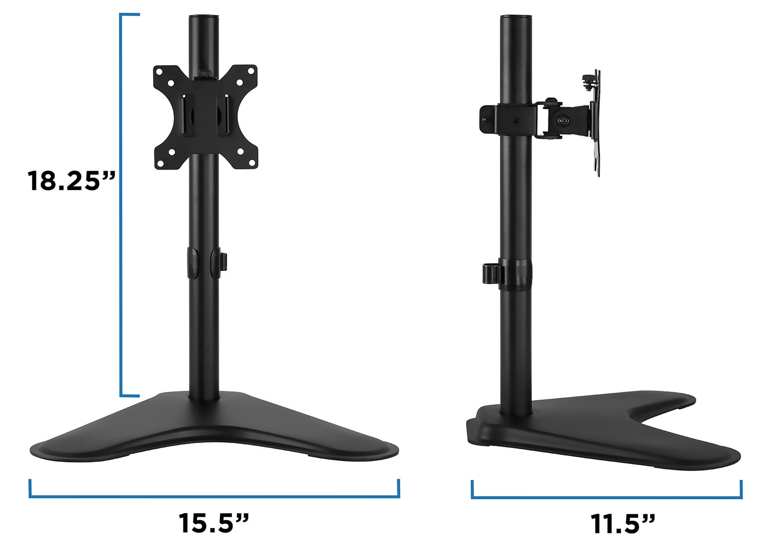 Mount-It! Adjustable Height Desk Monitor Tilt Mount