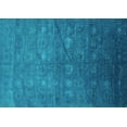thumbnail image 1 of Ahgly Company Indoor Rectangle Oriental Turquoise Blue Industrial Area Rugs, 4' x 6', 1 of 4