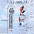 thumbnail image 3 of Kit de Generador de Tonos, Probador de Circuitos Rastreadores de Cables, Probador de Cables de Alta Precisión 200EP, Buscador de Líneas de Kit de Tonos y Sondas, 3 of 8