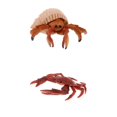 thumbnail image 1 of 2pcs de animales realistas modelo coleccionables de juguete para niños, 1 of 9