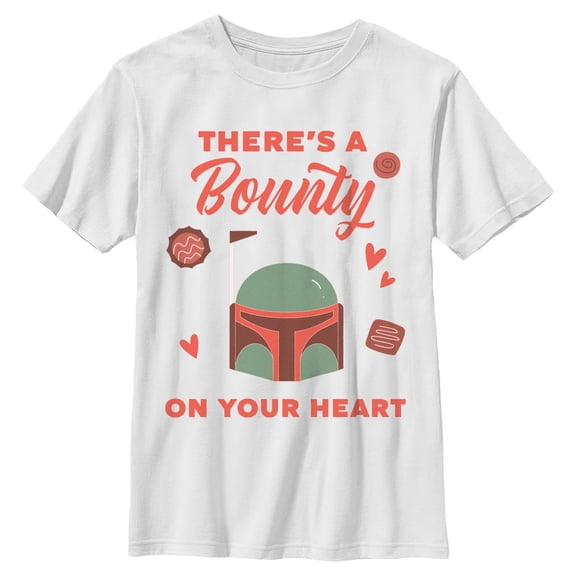 Boys Star Wars There's A Bounty On Your Heart T Shirt