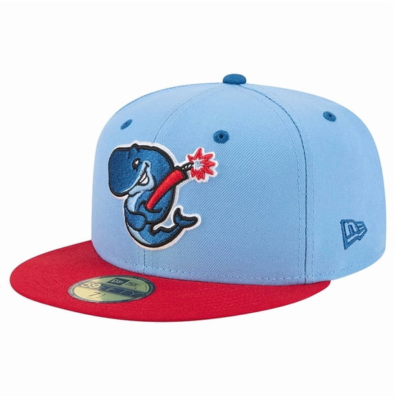 Men's-New Era  Blue Eugene Emeralds Theme Nights 59FIFTY Fitted Hat