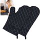 thumbnail image 1 of Manoplas para horno y agarraderas para ollas, manoplas para horno, manoplas para horno de silicona antideslizantes resistentes al calor, adecuadas para hornear, asar a la parrilla, 1 par ER, 1 of 5