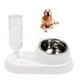 thumbnail image 3 of dobles para perros y de de agua y comida con cuenco móvil de material acero inoxidable Dispensador de agua automático Botella - blanco Salvador Dali dispensador de agua para gatos, 3 of 7