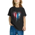 thumbnail image 1 of Odeerbi Camiseta de Algodón de Manga Corta Para Niños Y Niñas Día de La Independencia 4 de Julio, 1 of 6