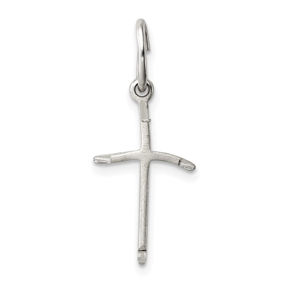 925 Sterling Silver Cross Shaped Pendant