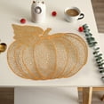 thumbnail image 3 of 4 manteles individuales de PVC de calabaza, tapetes huecos, tapetes decorativos antideslizantes con aislamiento térmico, 3 of 5