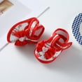 thumbnail image 2 of Baby Girl's Single Shoes with Bow Decoration, Soft Sole Baby Toddler Shoes, 2 of 5