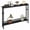black, variant on Narrow Console Table,39.4" Small Entryway Table,2-Tier Thin Sofa Table,Side Table,Display Table for Hallway Bedroom Living Room Foyer