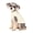White, variant on TELOLY Dog Clothes Warm-Keeping Magic Cute Dog Outfit No-Bind Sleeveless Cut Dog Coat XS Pink