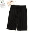 thumbnail image 2 of YANGXINX Women's Pajama Shorts Loungewear Bottoms Elastic Waist Shorts with Pockets Beach Vacation Clothes, 2 of 4