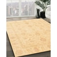 thumbnail image 3 of Ahgly Company Machine Washable Indoor Rectangle Abstract Chrome Gold Yellow Area Rugs, 7' x 10', 3 of 7