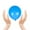 Blue, variant on Orange Balloons - 18 Inch Latex Balloons - 2 Pack
